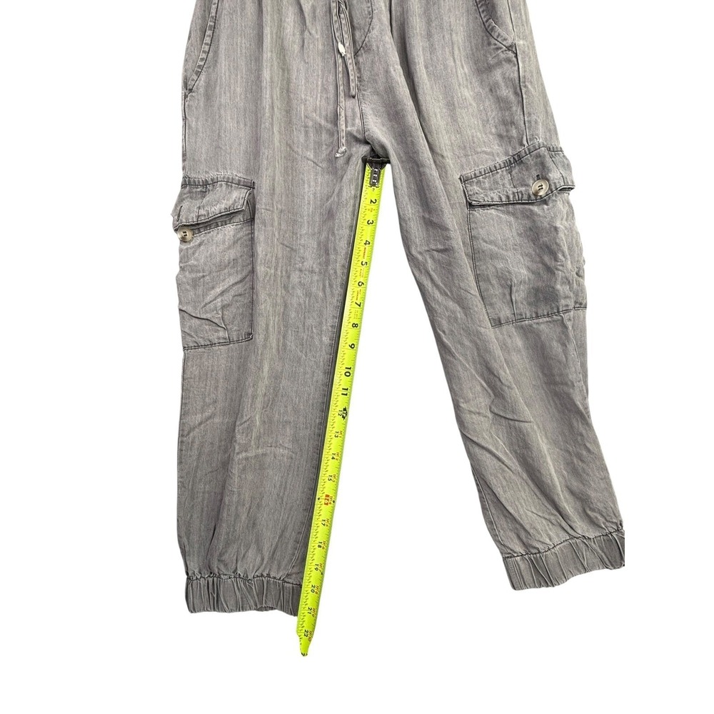 Dress Forum Los Angeles Grey Cargo Jogger Pants Women Size Large Drawstring L - Picture 5 of 7